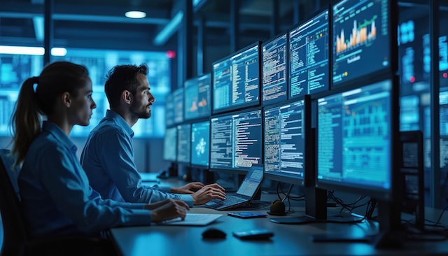 Behavioral AI models: machine learning-driven threat detection for insider threats, lateral movement, and anomaly detection in enterprise SOC environments.