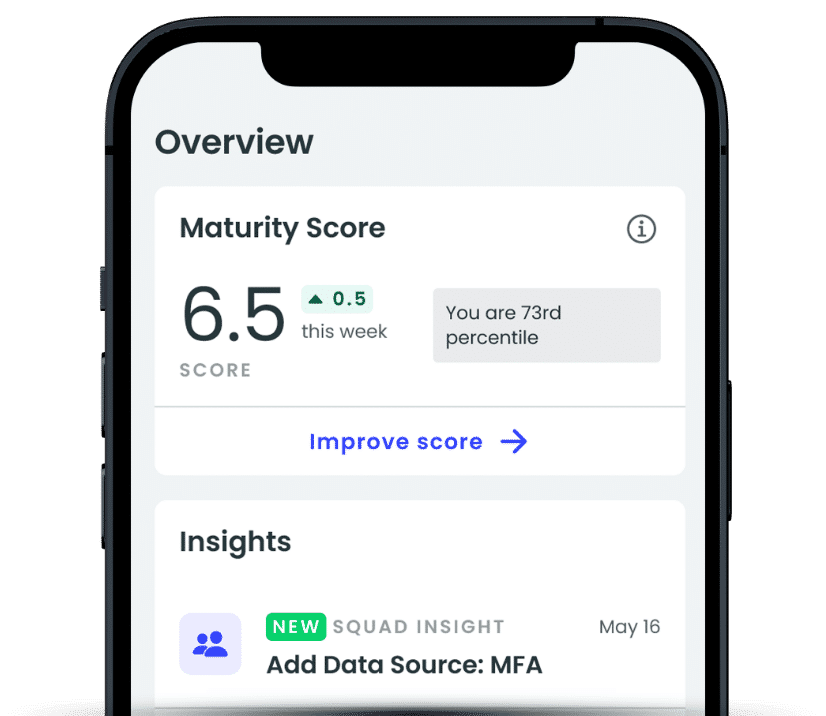 deepwatch mobile Maturity Score