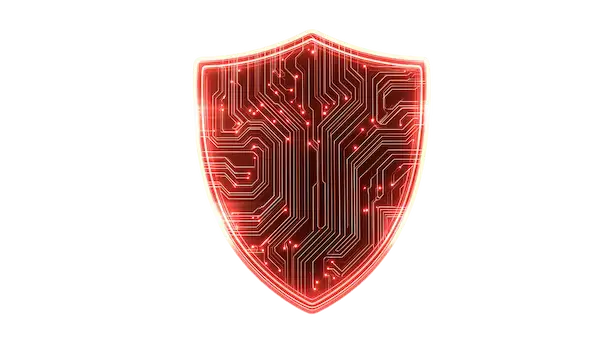 Shield graphic representing improved security outcomes